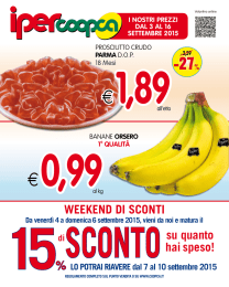 weekend di sconti scontosu quanto hai speso!