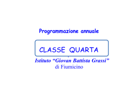 programmazione classe quarta per competenze