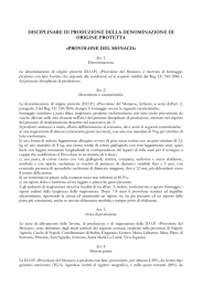 provolone del monaco - Ministero delle politiche agricole alimentari