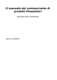 Il manuale del commerciante di prodotti fitosanitari