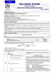 Apertura di credito garantita da ipoteca