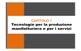 Tecnologie per la produzione manifatturiera e per i servizi