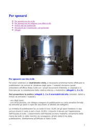 WEB Per sposarsi - Comune di Porto Torres