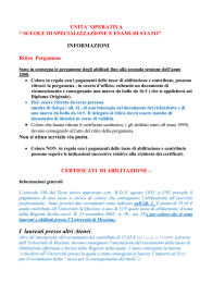 I laureati presso altri Atenei , - Università degli Studi di Messina