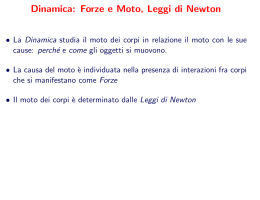 Dinamica: Forze e Moto, Leggi di Newton