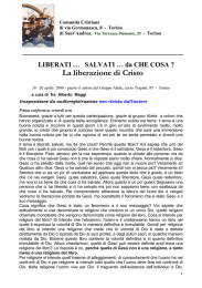 Liberati, salvati da cosa?