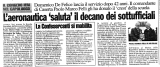 tica`saluta il decano dei sottufficiali