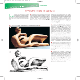 Il volume reale in scultura