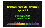 trattamento dei traumi splenici