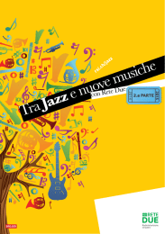 Tra Jazz e nuove musiche - RSI Radiotelevisione svizzera