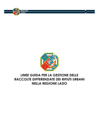 linee guida per la gestione delle raccolte differenziate dei rifiuti