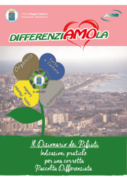 Abbecedario rifiuti Reggio Calabria