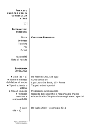 Curriculum vitae