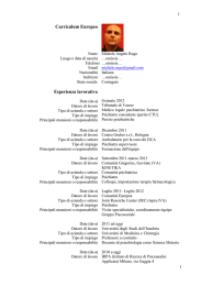 CV - Università degli Studi dell`Insubria