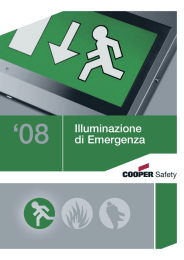 COOPER SAFETY: illuminazione d`emergenza