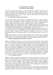 UN TEMPO PER L`ETERNO XVII domenica tempo ordinario “Gesù