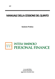 manuale della cessione del quinto