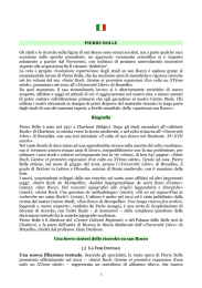 PIERRE BOLLE Gli studi e le ricerche sulla figura di san Rocco sono