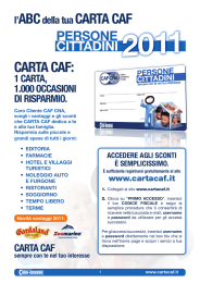 CArtA CAF - CNA Pistoia