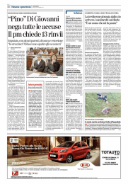 “Pino” Di Giovanni nega tutte le accuse Il pm chiede