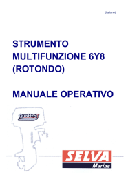 STRUMENTO MULTIFUNZIONE 6Y8 (ROTONDO) MANUALE