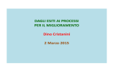 CRISTANINI PROCESSI-ESITI