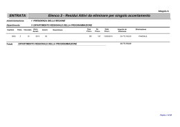 Elenco 2 - Residui Attivi da eliminare per singolo