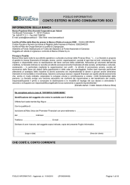 conto estero in euro consumatori soci
