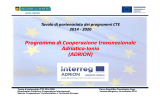 presentazione dott.ssa facci - Cooperazione Territoriale Europea