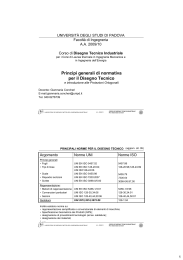 Principi generali di normativa per il Disegno Tecnico