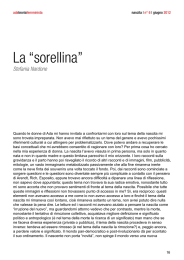 La “sorellina” - adateoriafemminista