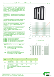 Filtro a tasche rigide serie MULTI-PAK modello 4RT8 classe F8 pag