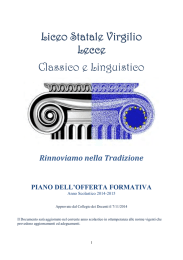 Liceo Statale Virgilio Lecce Classico e Linguistico - Liceo Virgilio-Redi