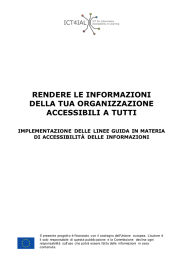 Rendere le informazioni della tua organizzazione accessibili a tutti