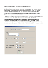 Procedura per cambio Iva 22% x