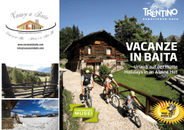 Documento pdf - Vacanze in Baita