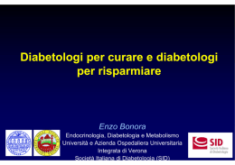 leggi il pdf "Diabetologi per curare e diabetologi per risparmiare"