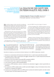 la diagnosi dei disturbi di personalità nel dsm-5