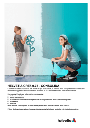 Fascicolo Informativo Helvetia Crea 0.75