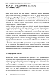 ITALIA, 2014-2015: LE RIFORME (SBAGLIATE) DEL GOVERNO