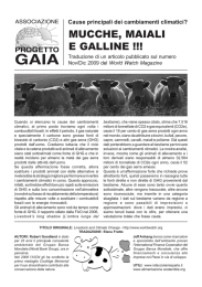 mucche, maiali e galline - Associazione Progetto Gaia