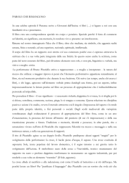 PAROLE CHE RIMANGONO In una celebre epistola il Petrarca