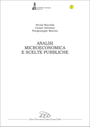 Analisi microeconomica e scelte pubbliche - LED