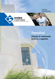 SigmaIsol Sistema di isolamento termico a cappotto.