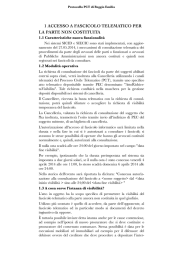 1 accesso a fascicolo telematico per la parte non costituita