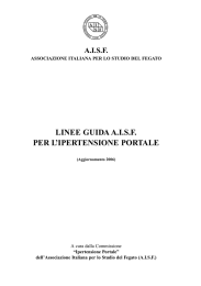 LINEE GUIDA A.I.S.F. PER L`IPERTENSIONE PORTALE