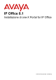 Installazione di one-X Portal for IP Office