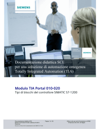 Documentazione didattica SCE per una soluzione di