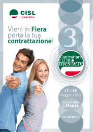 Vieni in Fiera, porta la tua contrattazione!