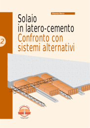 Solaio in latero-cemento Confronto con sistemi alternativi